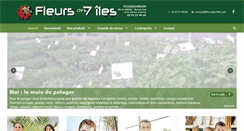 Desktop Screenshot of fleursdes7iles.com